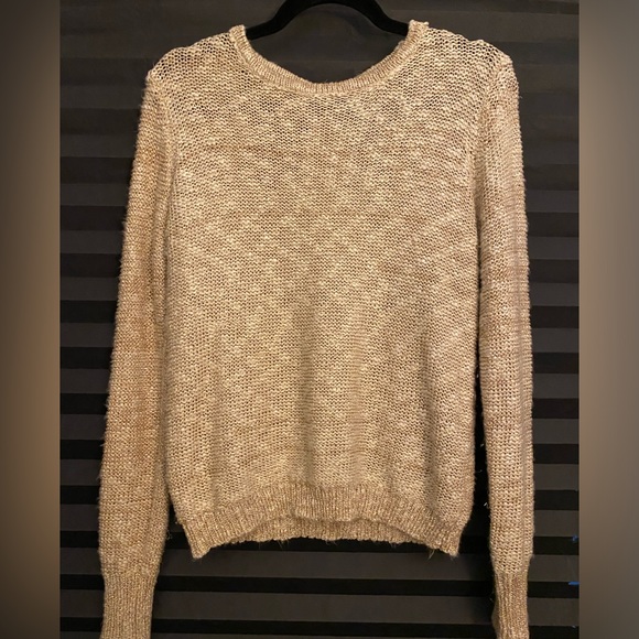 IRIS sweater with gold/copper threaded throughout - Picture 2 of 5